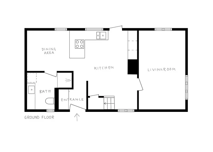 Dinbnb Homes L Charming 2-bedroom By The Sea Cozy *